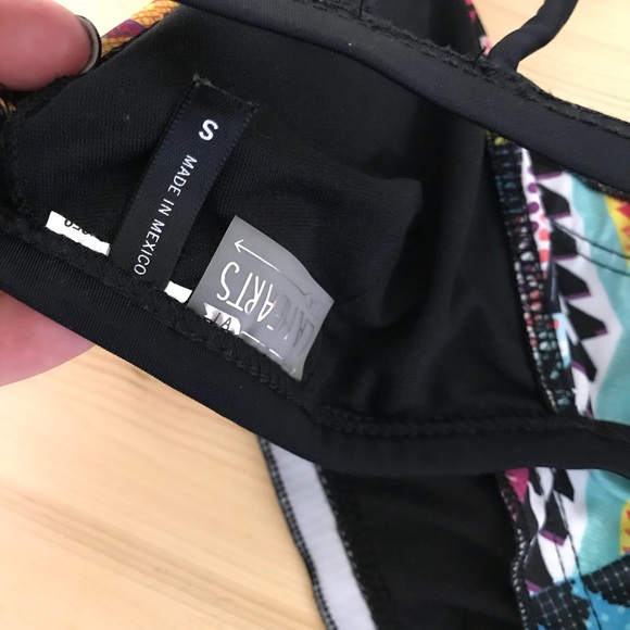 [LA Hearts] 2 Piece Bikini Ruched Bottom - Picture 5 of 6